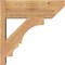 Ekena Millwork Balboa Slat Smooth Outlooker, Western Red Cedar, 7 1/2"W x 20"D x 20"H OUT08X20X20BOA06SWR - alternate 2